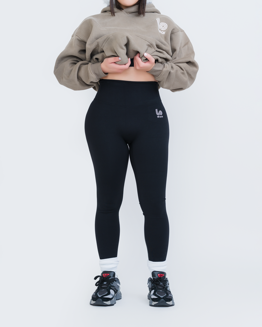 Stone Black Leggings